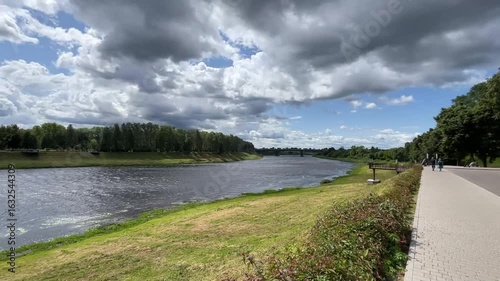 Wallpaper Mural in the city of Polotsk, on the embankment of the Western Dvina River, Belarus Torontodigital.ca