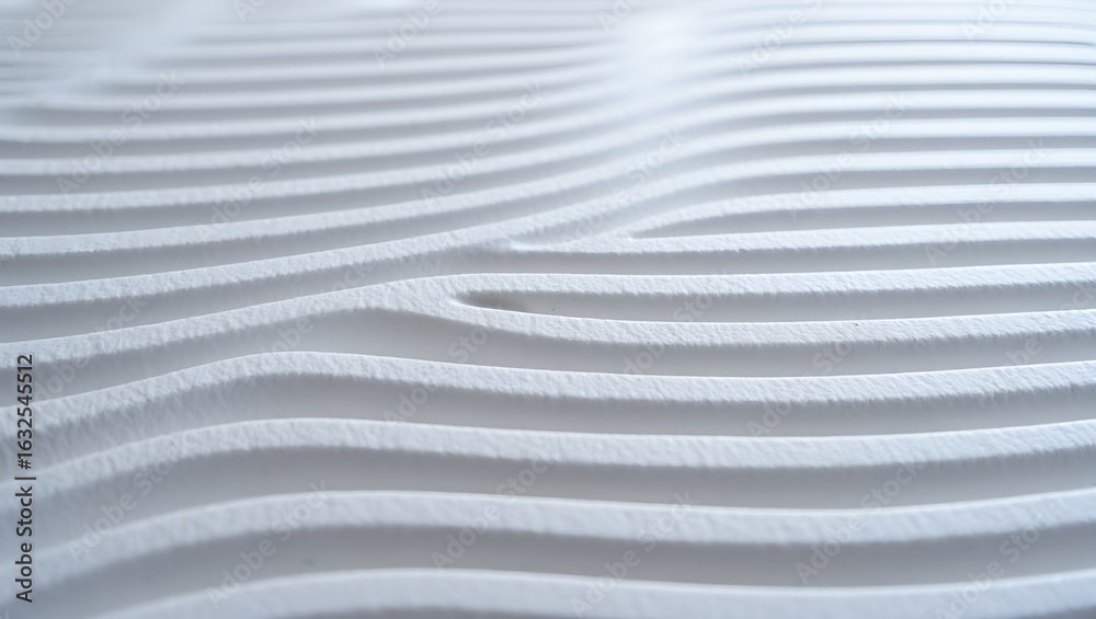 Naklejka premium Abstract white wavy lines texture background design