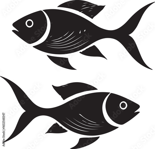 Geometric Yin Yang Fish Symbol – Minimal Pisces Vector Art

Zen Style Twin Fish Design – Symmetrical Minimal Line Art

Pisces Zodiac Sign Concept – Two Fish in Harmony Vector

Tattoo Style Fish Symbol