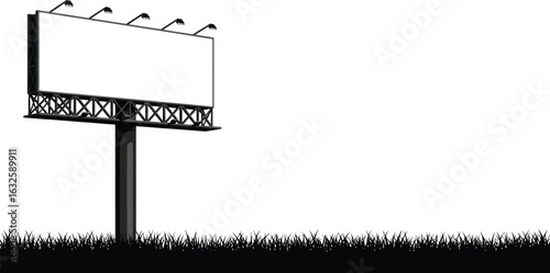 Billboard advertising mockup template outdoor advertising