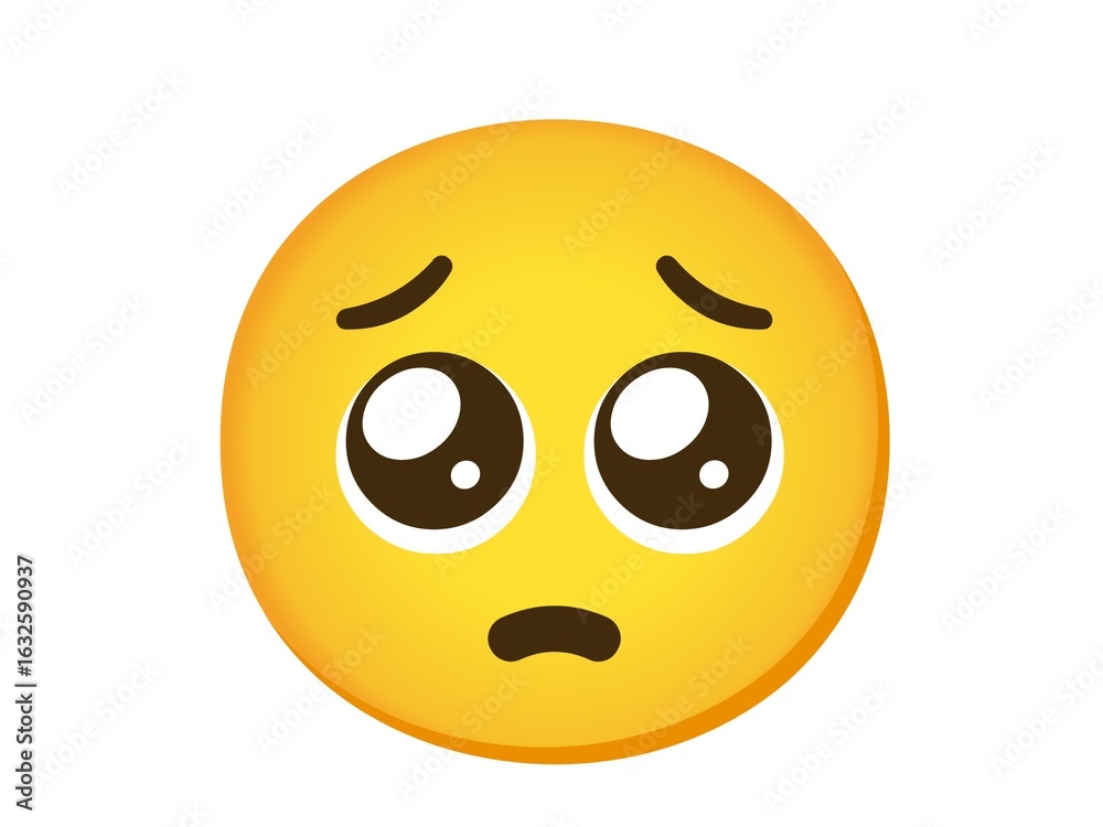 Fototapeta premium sad smiley face emoji,emot,emoticon