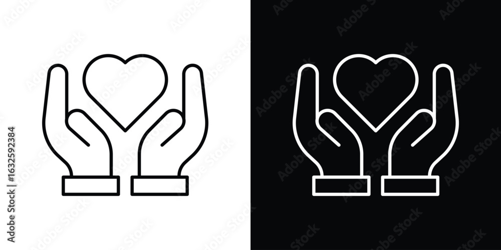 Obraz premium Selfcare icon line symbol concept, vector illustration