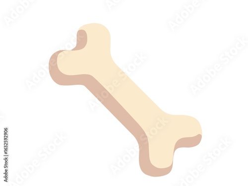 dog bone isolated on white