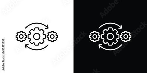 Operation icon line symbol concept, vector illustration