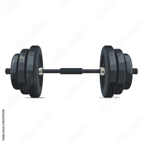 Weight lifting equipment displayed in a fitness center with a modern design during the morning workout hours