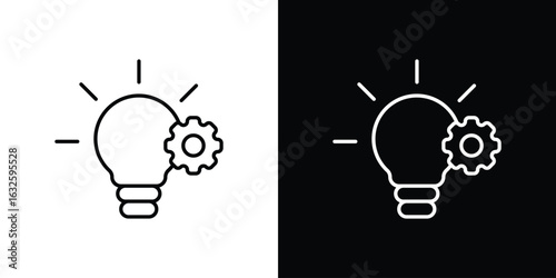 Implement icon line symbol concept, vector illustration