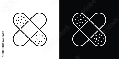 Human artery icon line symbol concept, vector illustration