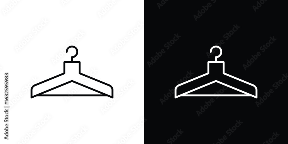 Fotografie Hanger icon line symbol concept, vector illustration