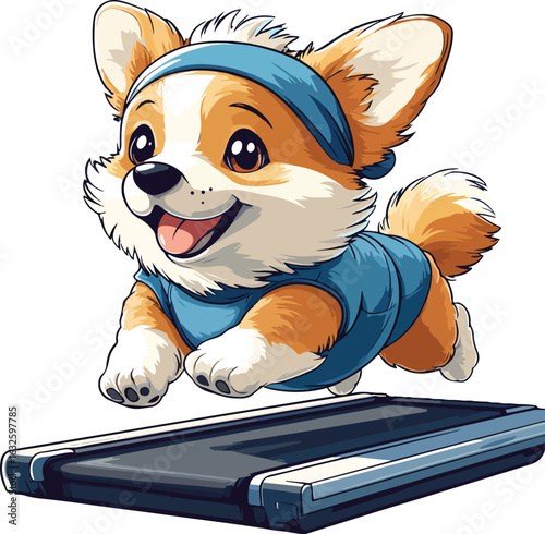 Cute and funny cartoon cat and dog with a bone, bunny, and pet characters smiling happily