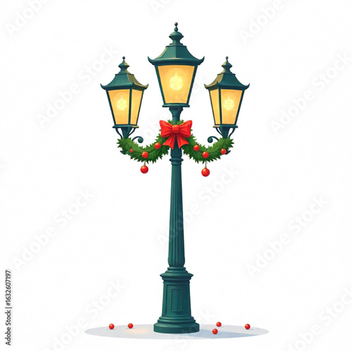 Christmas city lights decoration