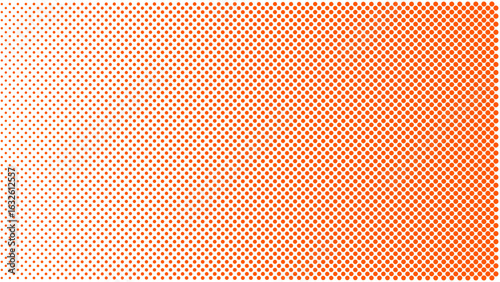 Colorful halftone background in comic pop art style. Retro comic gradient background. Square pixelated dot cartoon texture. For sale banner, empty bubble, illustration comic book design vector