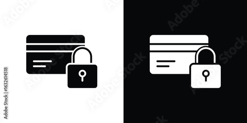 Credit limit icon in flat style, filled black symbol