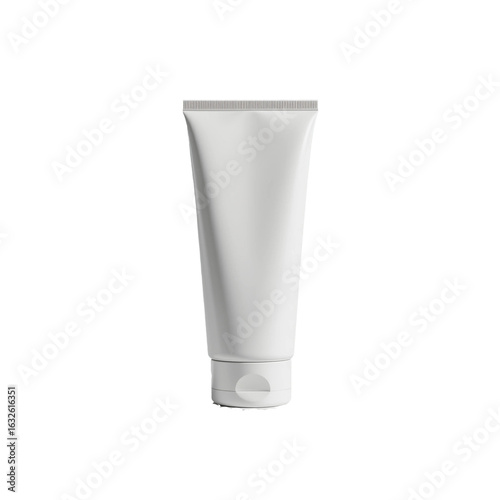 Blank White Plastic Squeeze Tube for Cosmetics & Skincare