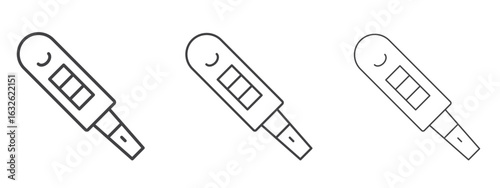 Pregnancy test icon in Line Art Style for Design collection