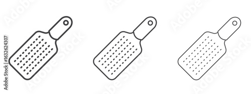 Grater icon in Line Art Style for Design collection