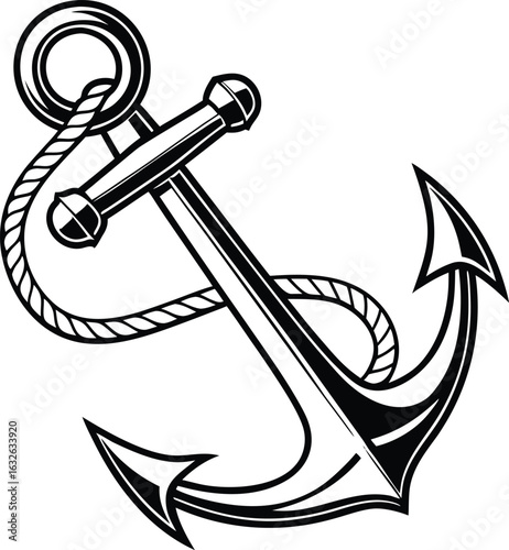 anchor vector, nautical anchor, ship anchor illustration, vintage anchor, marine anchor design, anchor icon, anchor silhouette, sailor anchor, anchor tattoo vector, sea anchor clipart