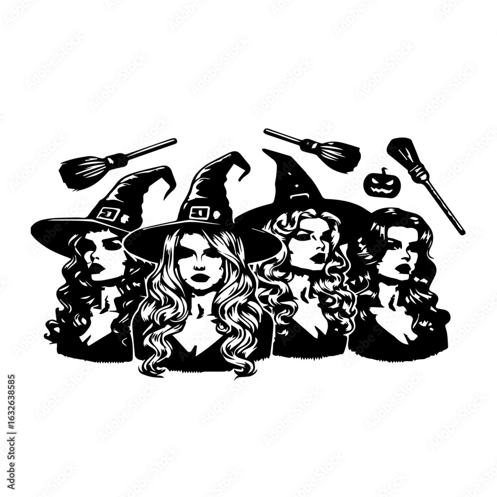 Fototapeta premium vector illustration of an abstract tiger