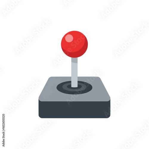 Arcade Joystick Flat Vector Icon