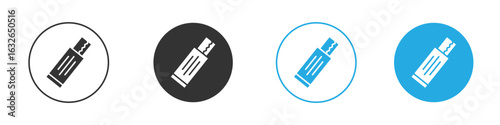 Chew gum icon in editable flat vector in black and white