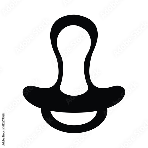 Find baby pacifier nipple soother dummy teether vector icon illustration symbol design element art