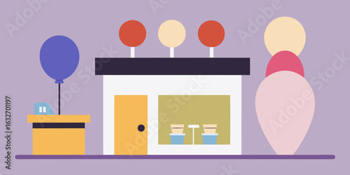 bubble tea cafe birthday party boba decor
