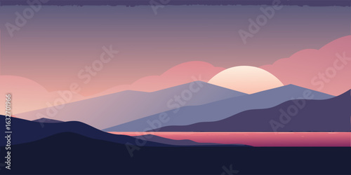 Elegant blush pink and cloud gray gradient background for banners and advertisements offering a soft modern aesthetic for various design projects