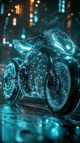 Futuristic Motorcycle Design