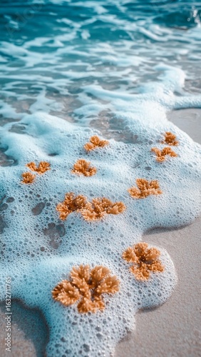 Ocean Foam and Coral