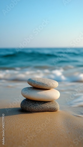 Ocean Stones: Beach Serenity
