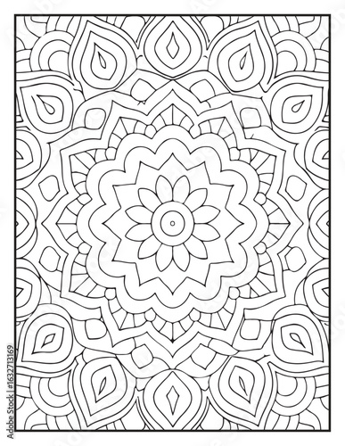 "Mandala Coloring Pages for Relaxation and Mindfulness | Intricate & Beautiful Designs for Adults"