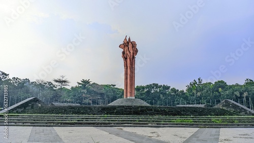 Foto Tugu Kujang Sapasang at Monumen Bandung Lautan Api in Bandung, Indonesia