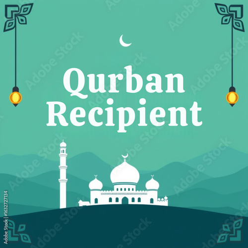 Editable “Qurban Recipient” banner