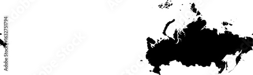 Russia map (Mercator projection)