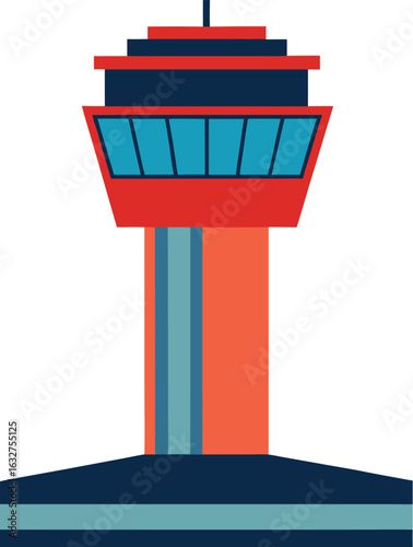 Modern Control Tower Icon
