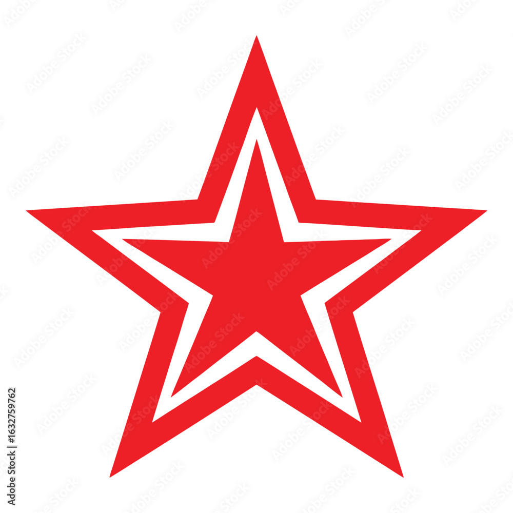 Obraz premium Christmas star design element