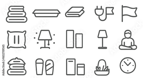 Various home decor and comfort items arranged in a minimalist style for cozy living spaces