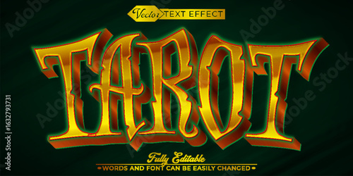  Mystic Tarot Cards Vector Fully Editable Smart Object Text Effect