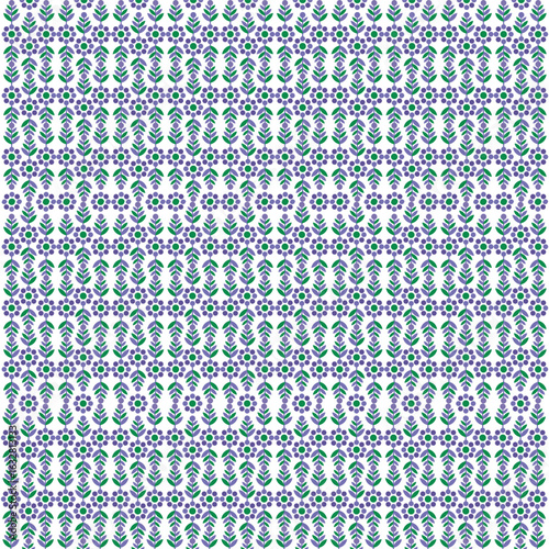 Stylized creeper flower abstract pattern with flowing vines and floral elements. Ideal for textile prints, wallpapers, and decorative backgrounds.
