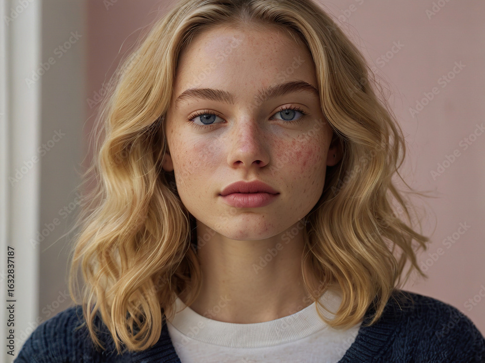 Naklejka premium portrait of a young woman