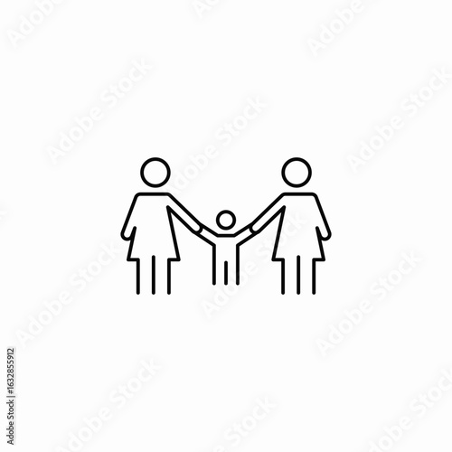 child care icon sign vector