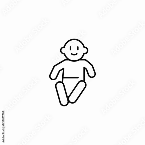toddler care icon sign vector