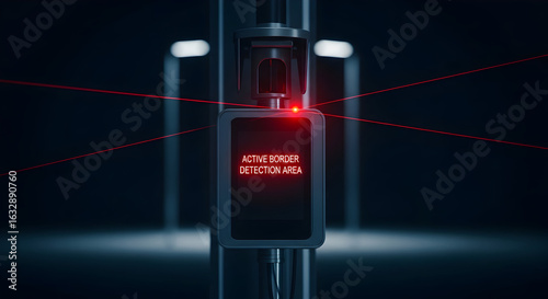 Advanced Border Security System Featuring Laser Detection Technology