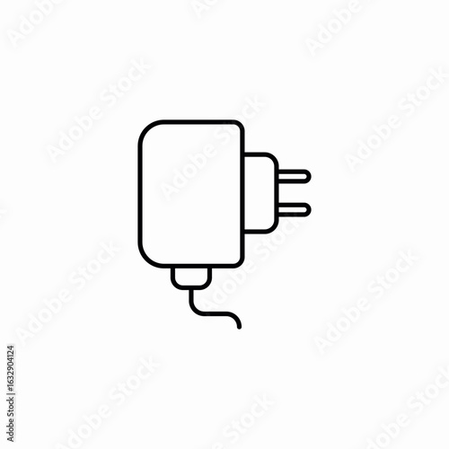 plug charger outlet icon sign vector