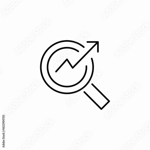 statistic approaches icon sign vector