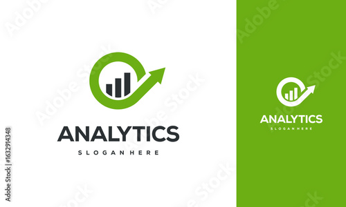 Simple Analytic Logo designs template, Business Insight logo