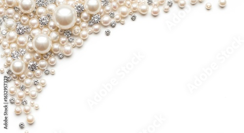 Pearls And Diamonds Corner Frame