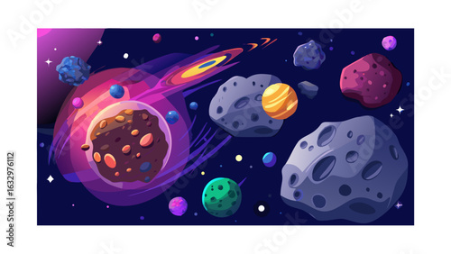 planets in the solar system and outer space