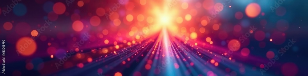 Obraz premium Abstract multicolored blur, radiating outwards , pattern, burst, motion
