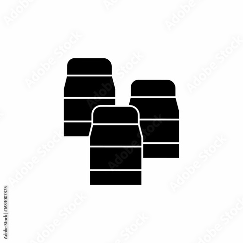 Black Soap box. Soap box icon symbol. Soap box vector  isolated on white background. Vector icon.