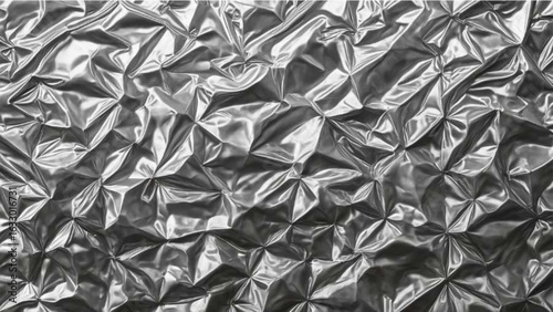crumpled aluminum foil